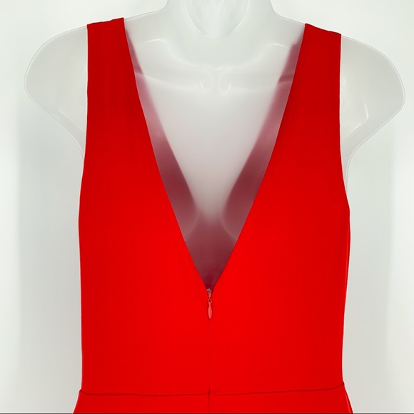 ASTR THE LABEL Formal Red Dress / Gown; Twist Front V-neck Size S - Picture 9 of 15